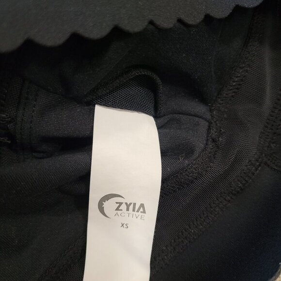 ZYIA | Active Star Mesh Scalloped Sports Bra | Sz. XS - Picture 6 of 7